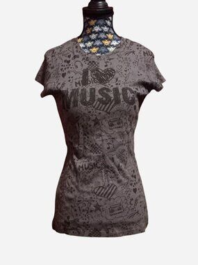 Grey and black Streetwear Society tee